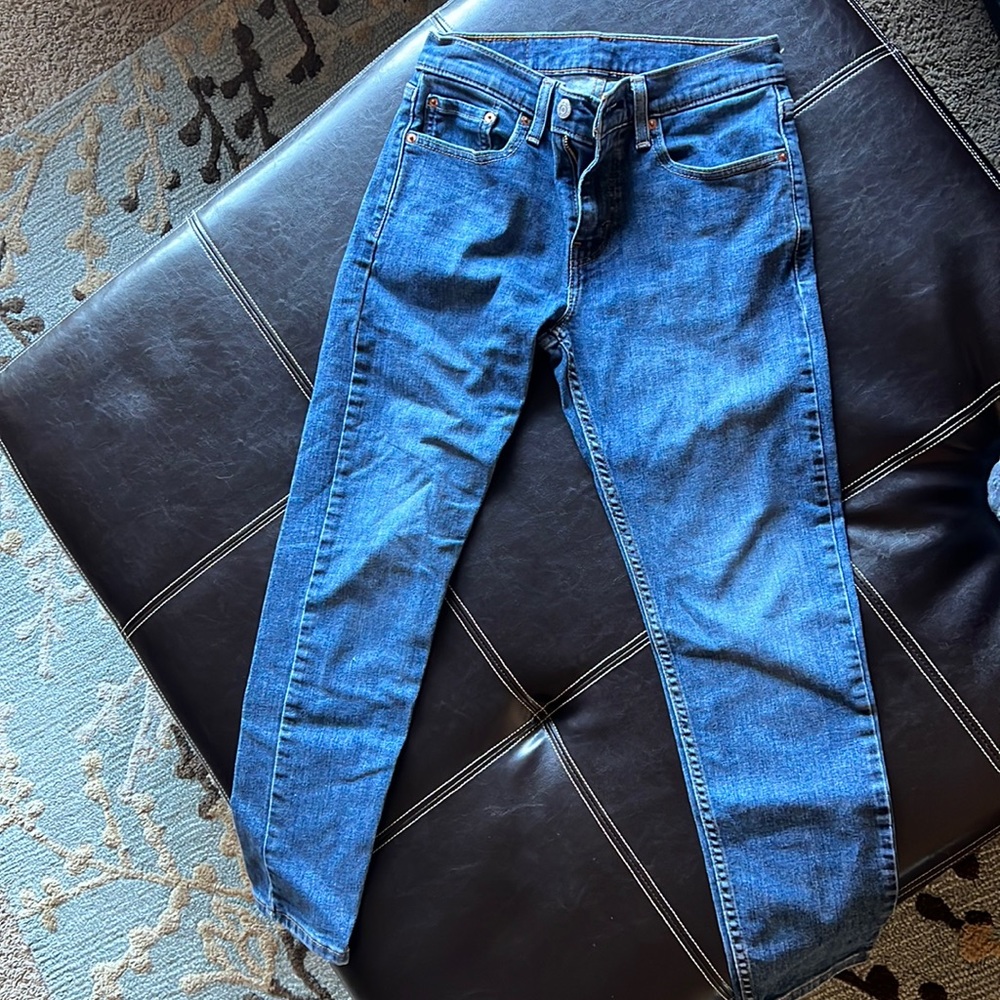 Men’s Levi 512, Blue, W28 L30, Slim Taper Fit